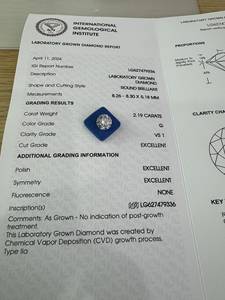 Lanphhearジュエリーラボダイヤモンド1.0mm-5.0mmラウンドシェイプDEFカラーVS VVSルース<span class=keywords><strong>HPHT</strong></span> <span class=keywords><strong>CVD</strong></span>ダイヤモンドラボ成長ダイヤモンド - Product Image 3