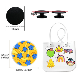 Groothandel Bedels Voor Tassen Accessoires Voor Vrouwen Rubber Gewoon Zuidelijke Strandbakken Decoratie Tas Drankdoos Toegang - Product Image 3