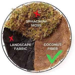 Macetas colgantes naturales con revestimiento <span class=keywords><strong>de</strong></span> <span class=keywords><strong>coco</strong></span> <span class=keywords><strong>de</strong></span> 14 pulgadas - Product Image 3