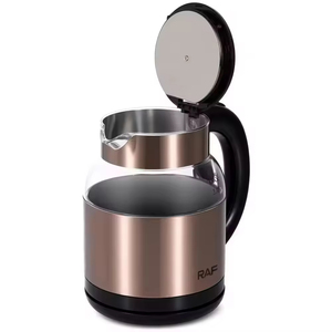 Bouilloire électrique en verre à nouvelle conception, facile à nettoyer, ébullition rapide, arrêt automatique - Product Image 2