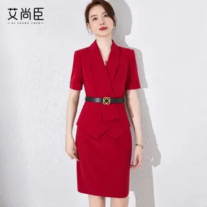 2024 newest style fashion red dresses formal New Year dress for special occasions formal