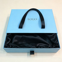 Caja de Perfume Extraíble de Alta Gama con Color Retro Personalizado, Caja de Regalo Cuadrada Portátil con Cajón, Laminado Mate, Brillante y Magnético