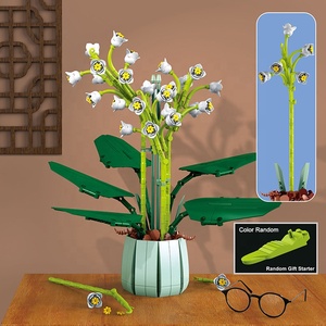 Samtoy-rompecabezas 3D <span class=keywords><strong>de</strong></span> flores, ramo <span class=keywords><strong>de</strong></span> flores, bloques <span class=keywords><strong>de</strong></span> construcción para regalo <span class=keywords><strong>de</strong></span> San Valentín - Product Image 3