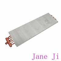 Plaque de refroidissement liquide en cuivre personnalisée, bloc de refroidissement à eau