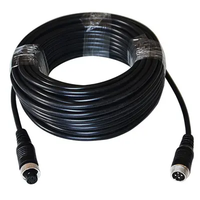 Câble d'extension blindé 10m pour caméra de voiture, connecteur aviation 123456789 broches mâle-femelle