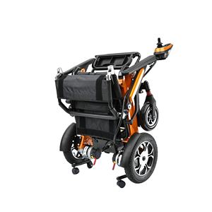 Easy Portable Power Motored Ligero Plegable Portátil Viaje Barato Walker Silla de ruedas eléctrica para adultos - Product Image 4