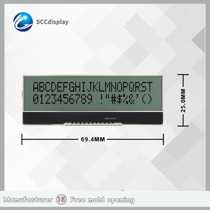 Nguồn nhà máy bán buôn SJXD202A-5060A COG nhân vật <span class=keywords><strong>20x2</strong></span> đồ họa Dot Matrix mô-đun màn hình đơn sắc <span class=keywords><strong>LCD</strong></span> hiển thị Module - Product Image 4