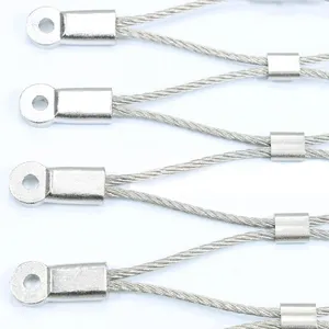 柔性金刚石304套管式不锈钢钢丝绳网网