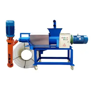 Screw Type Chicken Cow Cattle Pig Manure Feces Solid-liquid Separator Automatic Cow Manure Dung Dewatering Machine