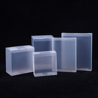 Boîte d'emballage en PVC personnalisée, boîte pliante transparente en PET pour aliments, boîte givrée en PP, impression de boîtes d'emballage en plastique