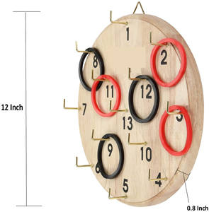 <span class=keywords><strong>Jeu</strong></span> de lancer d'anneaux pour l'intérieur et l'extérieur, pour enfants, adultes, famille, fête ou à suspendre au mur, idée cadeau excitante, sûr, durable - Product Image 6