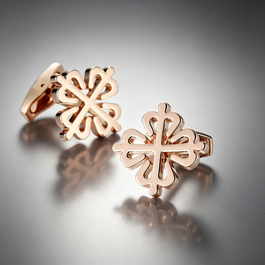Boutons de manchette décoratifs et couvre-boutons en alliage de zinc personnalisés, sans nickel, pour tenues de cérémonie, cadeaux d'anniversaire et de Noël (vente en gros) - Product Image 5