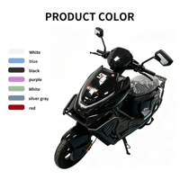 Moto électrique OEM directement de l'usine, moto 12 pouces, cyclomoteur électrique 2000W, scooter 60V/72V, exportation vers l'Amérique du Sud