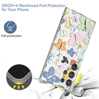 Coque de téléphone transparente faite à la main avec anneau magnétique, fournisseur OEM ODM