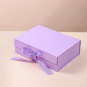 Deluxe Custom Logo Matte Black <b>Magnetic</b> <b>Gift</b> <b>Box</b> Factory Packaging for Weddings Rigid Cardboard Paper Foldable Embossing - Product Image 5