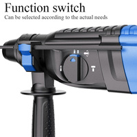 Perceuse à percussion rotative électrique industrielle 1800W, diamètre de perçage max. 26mm, couple 60,4 pi-lb, portable, AC 110-240V, garantie 3 ans