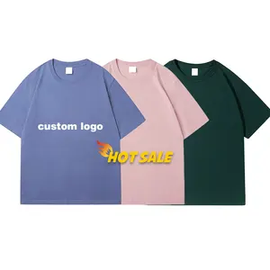 Support Sample Services Short Sleeve Breathable Casual Sublimation Printing Plain Cotton Custom T-Shirt