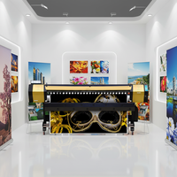Factory 2.5 Meter Large Format Eco Solvent Inkjet Printer Digital Printing Machine for Outdoor Billboard Backlit Film Canvas