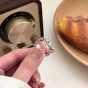 S925 Sterling Silver Rabbit <b>Ring</b> Cartoon Animal Zodiac Index Finger <b>Ring</b> Unisex Jewelry Gift - Product Image 2