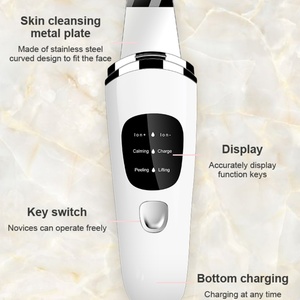Home Use Mini Portable <b>Face</b> Care Beauty Equipment Deep Cleaning Ultrasonic Facial Skin Peeling <b>Scrubber</b> - Product Image 2