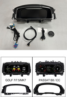 Harga Pabrik Virtual Cockpit Digital Cluster Speedometer untuk VW Golf 7 Gti MK7 7.5 2013-2020