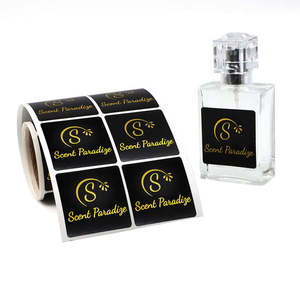 Etichette Adesive Personalizzate in <span class=keywords><strong>Vinile</strong></span> <span class=keywords><strong>Bianco</strong></span> di Lusso Impermeabili in PVC per Confezioni di Profumi ed Etichette Cosmetiche - Product Image 4