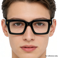 Nouvelles Lunettes de Lecture Unisexe en Acétate Style Classique Européen et Américain, Forme Diamant, Monture Rétro Solide, Vente en Gros 2026