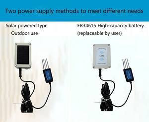 8-In-1 Bodem <span class=keywords><strong>Ph</strong></span> Vochttemperatuur Ec Zoutgehalte Npk Lora Draadloze Bodemsensor Voor Landbouw - Product Image 3