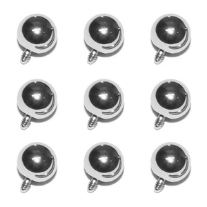 Venta al por Mayor de Bolas de Rosca Externa de Repuesto de Titanio G23 de 2mm-5mm |   Cuentas de Titanio F136 para Accesorios de Piercing Corporal - Product Image 2