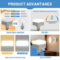 Fabricant chinois d'ampoules LED en forme de T, 5W, 10W, 15W, 20W, 30W, 40W, E27, B22, 6500K, ampoule LED, lampe LED