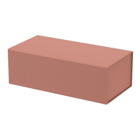 Boîte cadeau en carton rigide de luxe personnalisée, grande taille, pour Noël ou mariage, avec fermeture magnétique pliable et couvercles