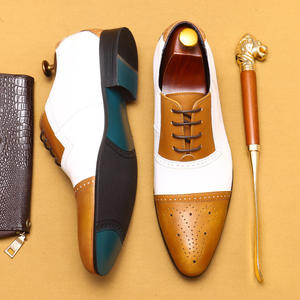 Chaussures Richelieu Goodyear Artisanales de Luxe à Trois Pièces pour Hommes, en Cuir Gravé, Style Business Décontracté, Qualité Supérieure, Intemporel - Product Image 3