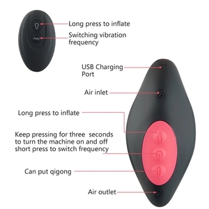 Fernbedienung Elektrisch Aufblasbar 10 Geschwindigkeiten Anal Plug Klitoris Stimulator Prostata Massage gerät Vibrator Anal Dilatator - Product Image 5