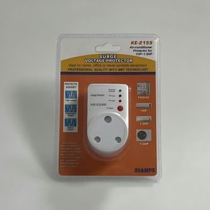 Protector de Sobretensión Ke-2155 de 20 Amperios para Aire Acondicionado, Refrigerador y TV de 1HP y 1.5HP - Product Image 1