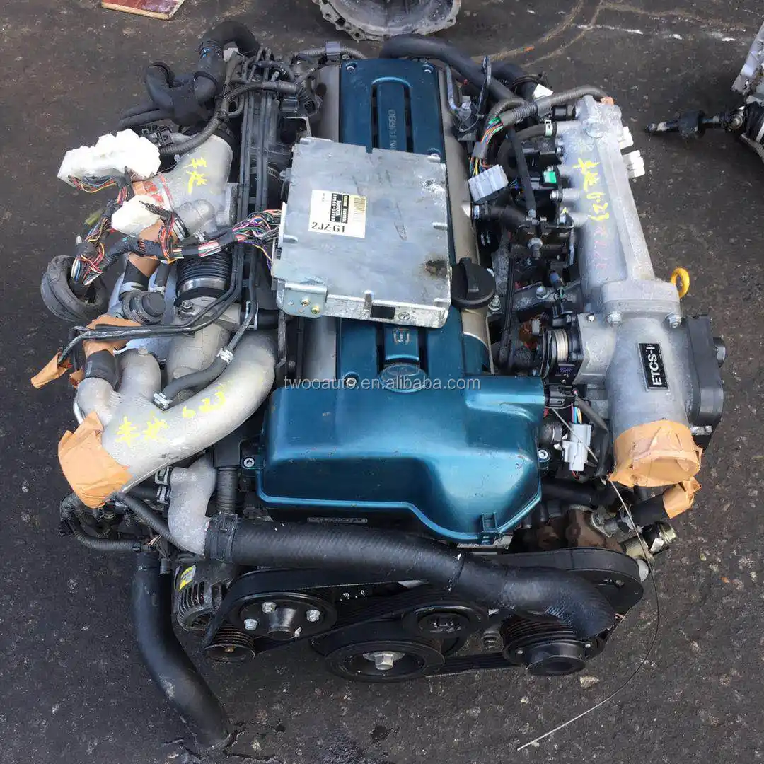 JDM Supra 2JZ GTE Twin Turbo Engine with 5 and 6 Transmission Speeds V160 V161