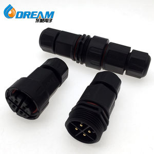 DREAM START 2-контактный разъем Din адаптер питания <span class=keywords><strong>DC</strong></span> розетка с резьбовым гнездом 3,0*1,1 мм латунный материал 2-контактный разъем - Product Image 3