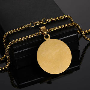 Vintage Prayer Hands Religious Gold Plated <b>Cross</b> Stainless Steel Pendants Fashion Jewelry Necklaces Christian Male <b>Men</b> Women - Product Image 3