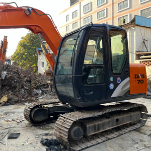 Excavadora usada Hitachi ZX70 original de Japón, de 7 toneladas, pequeña, para construcción, lista para enviar desde China. - Product Image 4