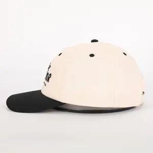 卸売刺繍ロゴGorrasベージュコットンお父さん帽子6パネル高品質デザインBSCIOemカスタムメンズ女性トレンディな野球帽