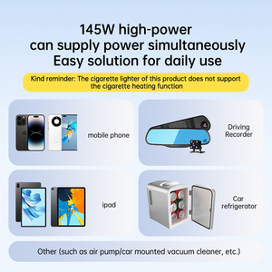 ที่ชาร์จในรถยนต์ USB C Type C 145W PD45W 4 พอร์ต ชาร์จเร็วสุดสำหรับโทรศัพท์มือถือ  อะแดปเตอร์สำหรับ iPhone 17 16 15 Pro - Product Image 5