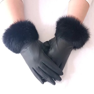 Guantes de Cuero Personalizados de Moda, Transpirables, Lisos, Ligeros, de Secado Rápido y Duraderos para Ciclismo de Invierno y Uso al Aire Libre - Product Image 1
