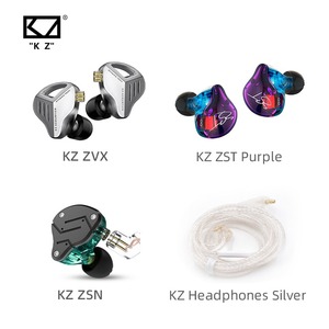 Écouteurs filaires Écouteurs intra-auriculaires Casque antibruit <span class=keywords><strong>QKZ</strong></span> Série <span class=keywords><strong>KZ</strong></span> ZST Écouteurs <span class=keywords><strong>KZ</strong></span> EDX Pro Mic Hifi Bass Dynamic Tws Earbuds - Product Image 6