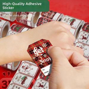 Etiquetas y Pegatinas Adhesivas Decorativas Navideñas en Rollo de Papel, Lindas y Hechas a Mano, Ideales para Regalos - Product Image 2