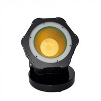 Potente Luz de Fondo Hexagonal Vintage de 200 Vatios, COB RGB con Efecto Halo, Control DMX, Equipo Profesional para Teatro, Estudio y Salón de Baile