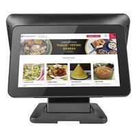 Terminal Punto de Venta Portátil de Aleación de Aluminio con Pantalla Dual de 15.6 Pulgadas, Sistema de Punto de Venta con Impresora, Software Windows 7/10