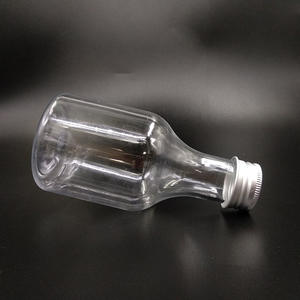 Botellas de Plástico PET Cuadradas Transparentes de 200 ml de Grado Alimenticio para Jugos, Té y Bebidas con Serigrafía - Product Image 3