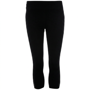 Leggings Negros Lisos con Logotipo Personalizado para Mujer, Pantalones de Yoga de Algodón Elástico, Venta al Por Mayor Directa de Fábrica - Product Image 1