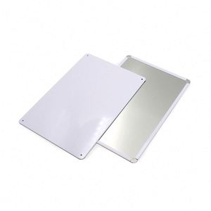 Plaques d'immatriculation de voiture en aluminium sublimé sur mesure, taille personnalisée, États-Unis Canada, 15 x 30 cm, métal blanc - Product Image 4