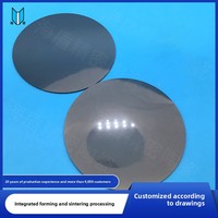 Disques en céramique de zircone noire sur mesure, plaquettes ultra-minces, feuilles circulaires résistantes aux hautes températures, Chine