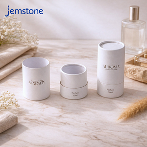 Custom Design Recyclable Essential Oil Cardboard Tube Box Packaging Luxury 30ml Perfume <b>Bottle</b> Candle Paper Tube Packaging - Product Image 2